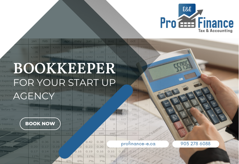 Bookkeeper for your Start up Agency